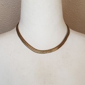 Elegant Gold Tone Necklace By NAPIER